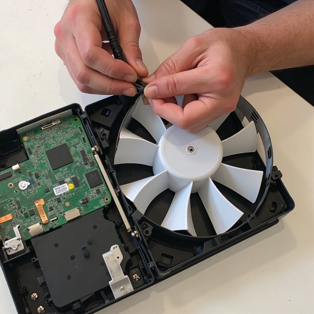 Disassembling and Cleaning an Electronic Fan