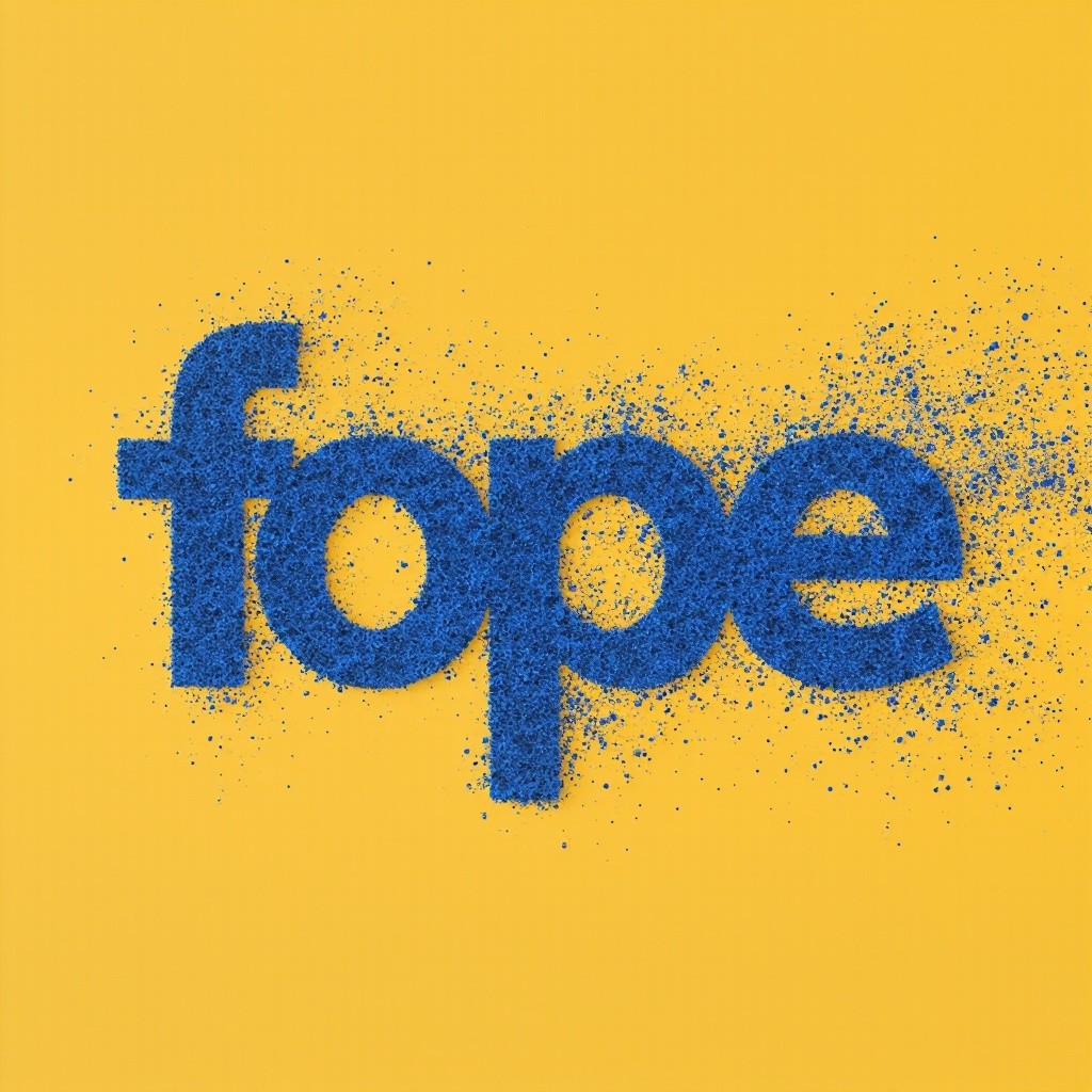 Elastic Magnifying Text with Mid-Speed Particles