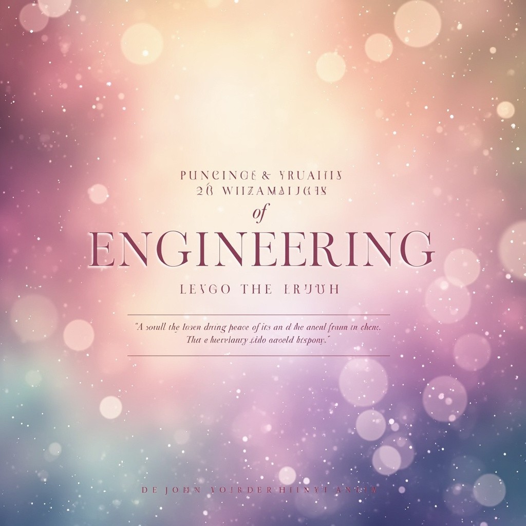 Elegant Cover for Manifestation Engineering Ebook
