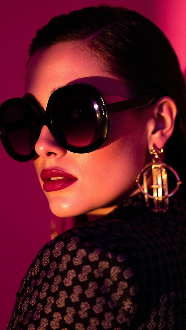 Elegant Vogue Cover: Chanel-Style Fashion Shoot