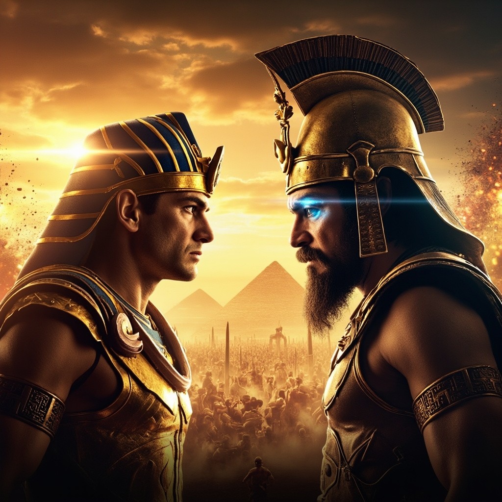 Epic Battle of Kadesh with Egyptian and Hittite Kings