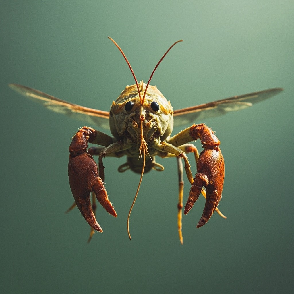 Flying Crustaceans Scene