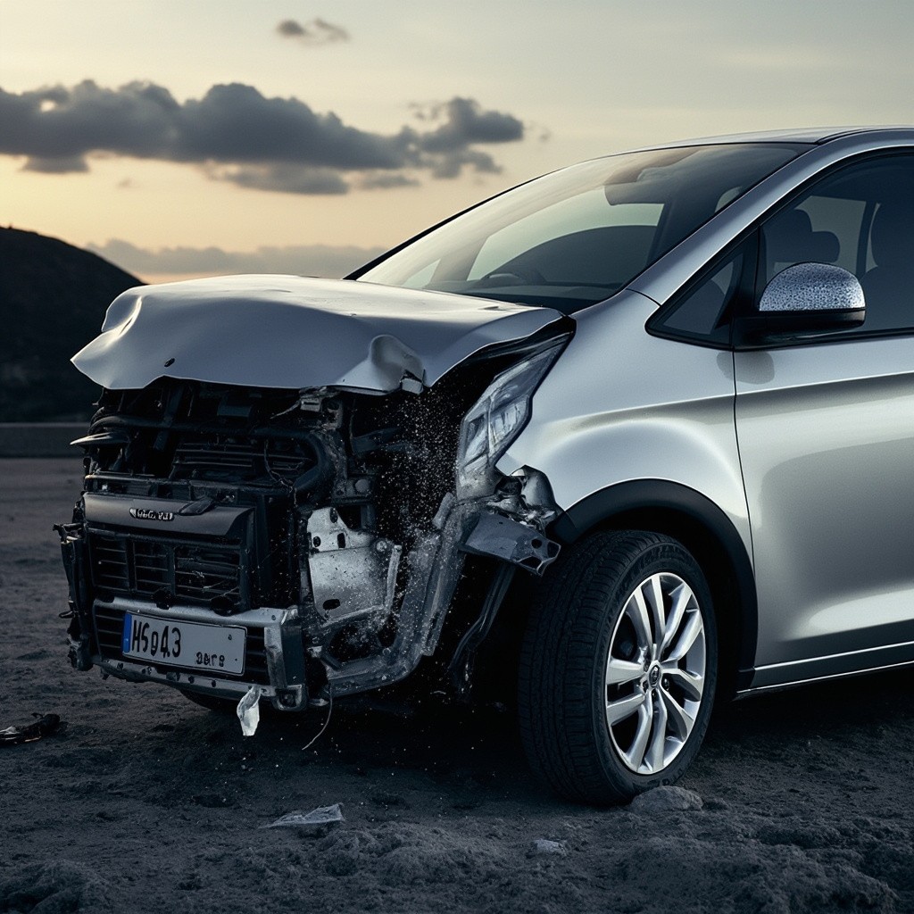 Frontal Impact on the Passenger Side of Car