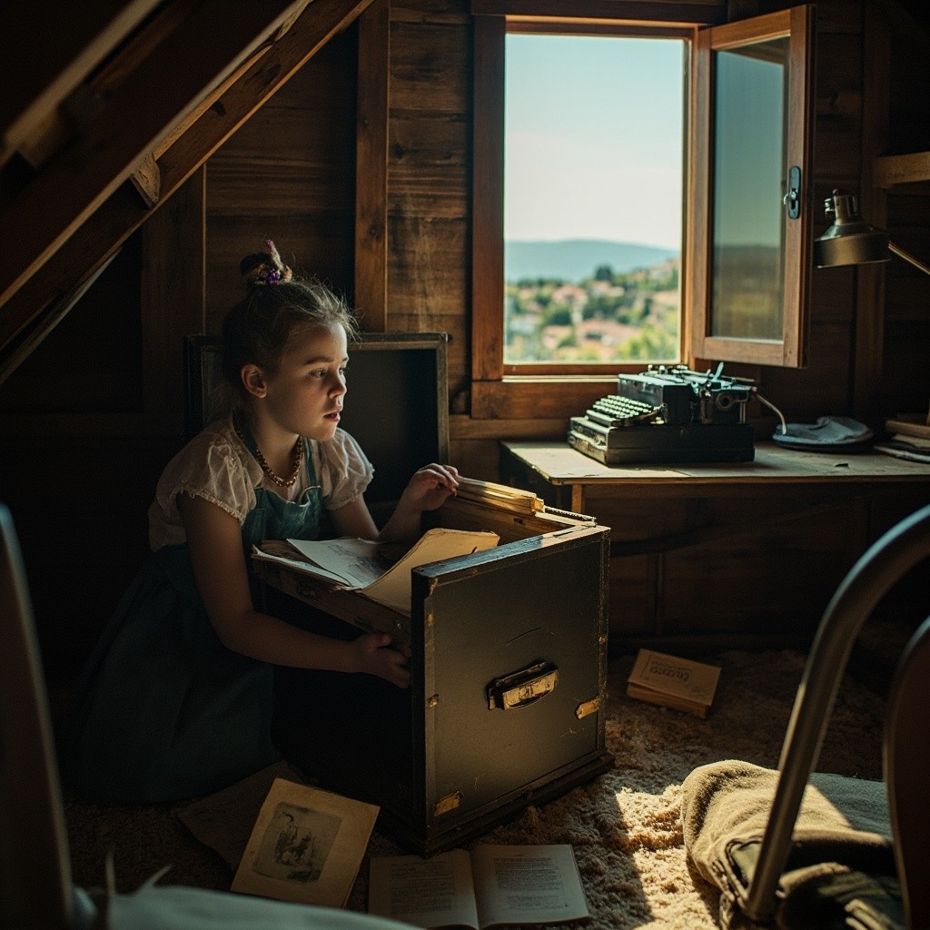 Girl Finds Memory Chest in Dusty Attic