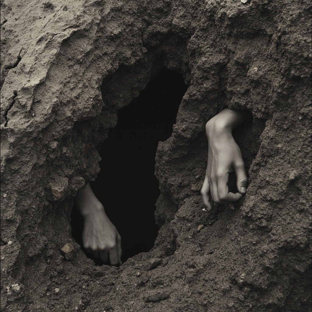 Hands Emerging from the Ground