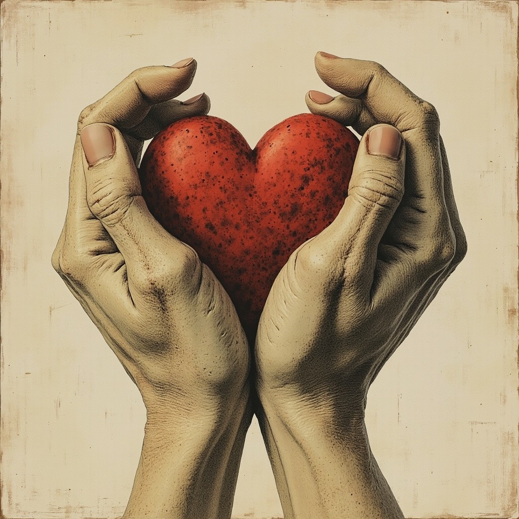 Hands Holding a Heart Shape
