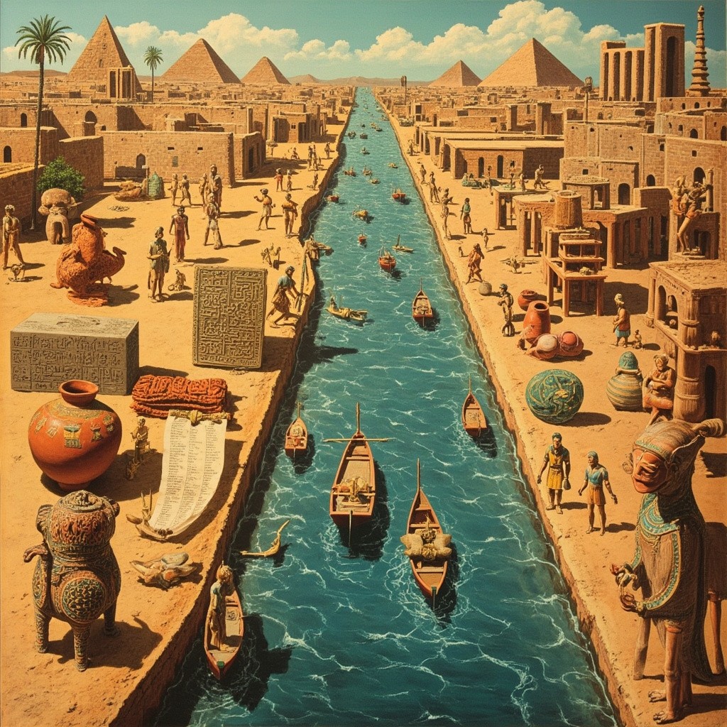 Harappan and Egyptian Civilizations: A Comparative Display