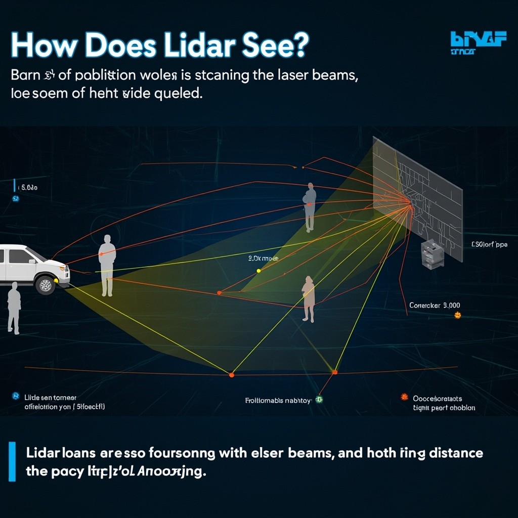 Infographic Explaining How Lidar Sensor Works