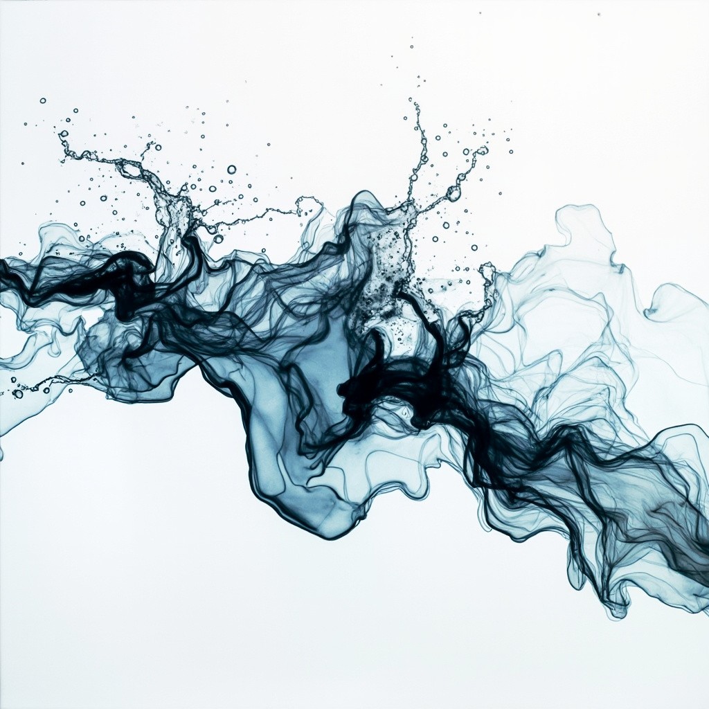 Ink Spreading in Clear Water
