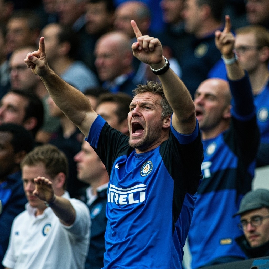 Inter Fans Gathered Before the Game