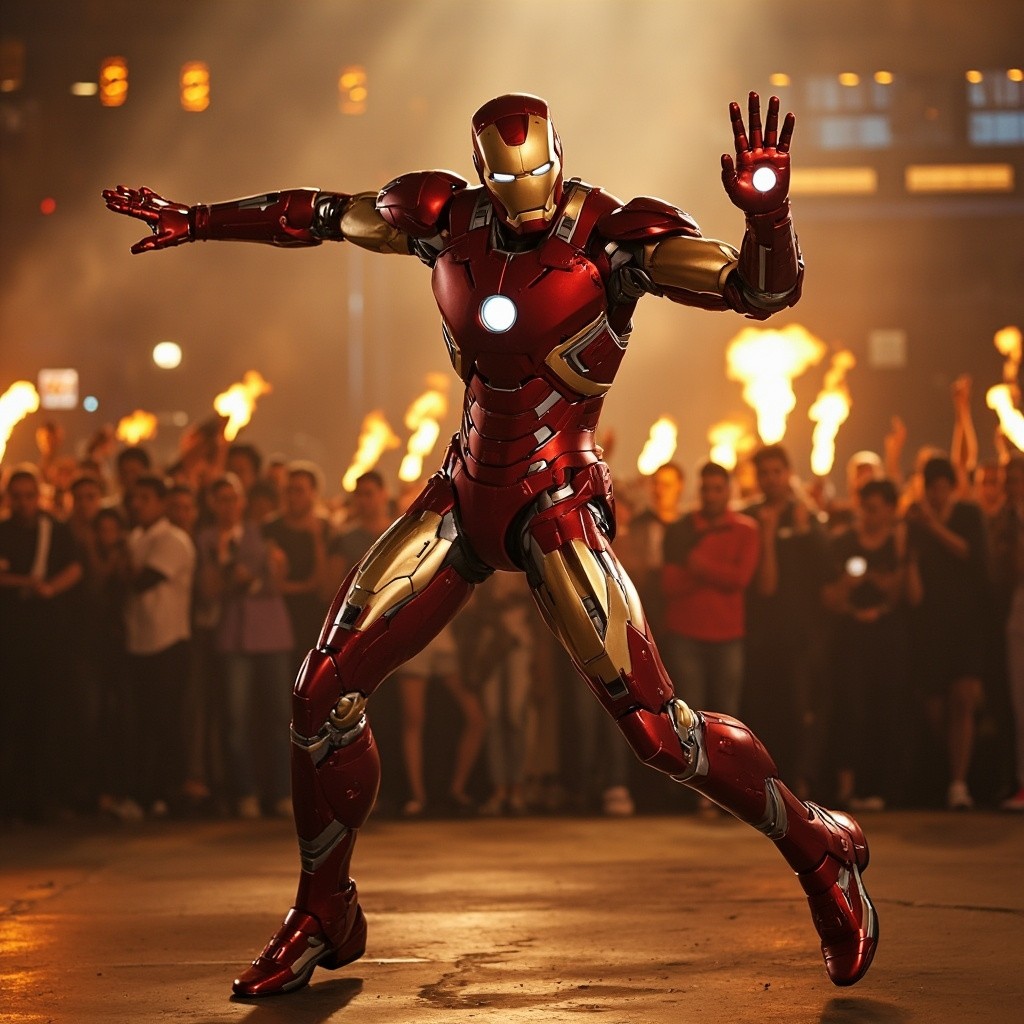 Iron Man Dancing to Bollywood Music