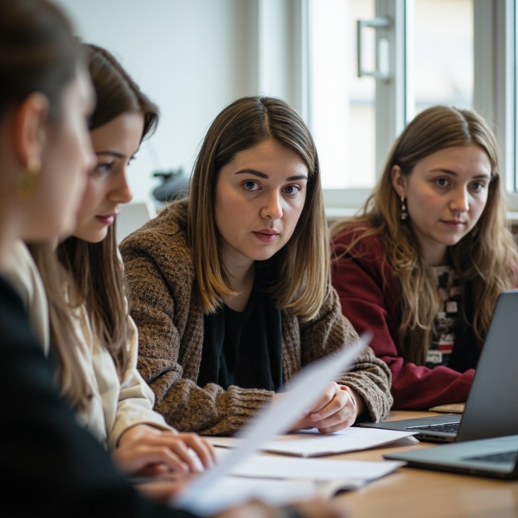 Kyrgyz Teachers in Modern Education Meeting