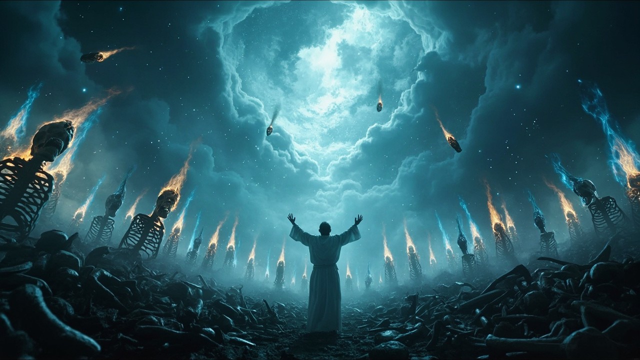Man Awakening Souls in Cursed Bone Valley