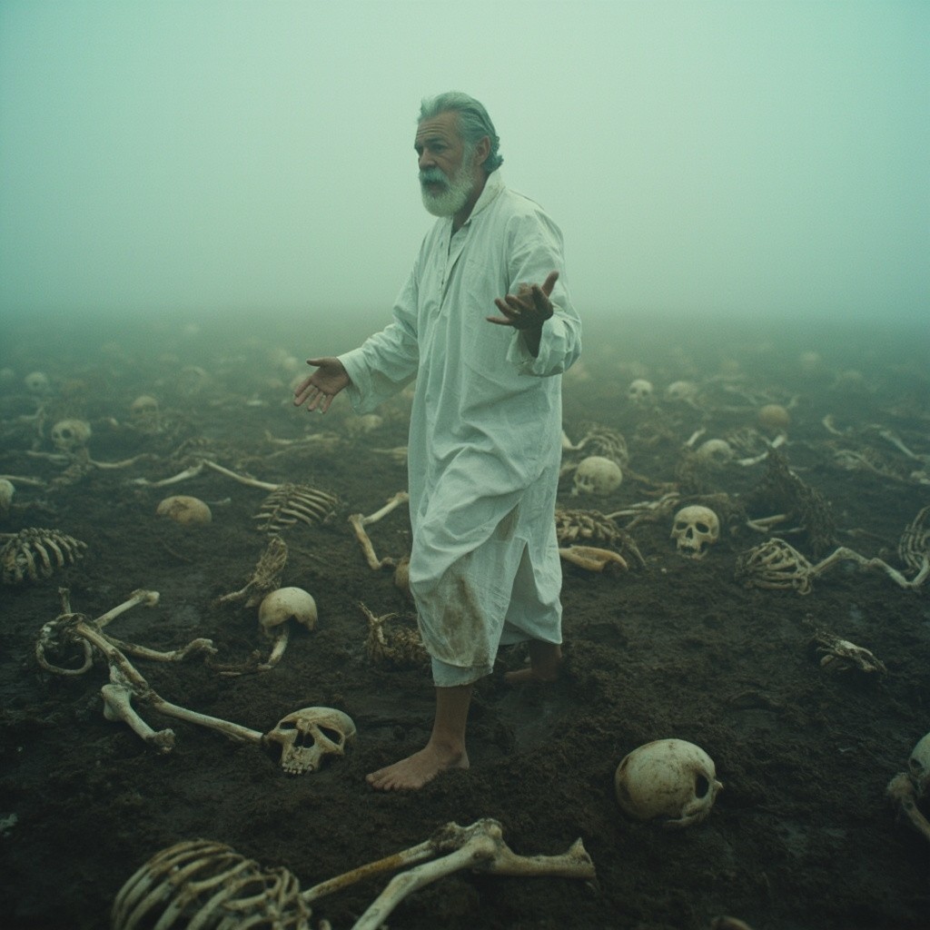 Man Summoning the Judging Dead