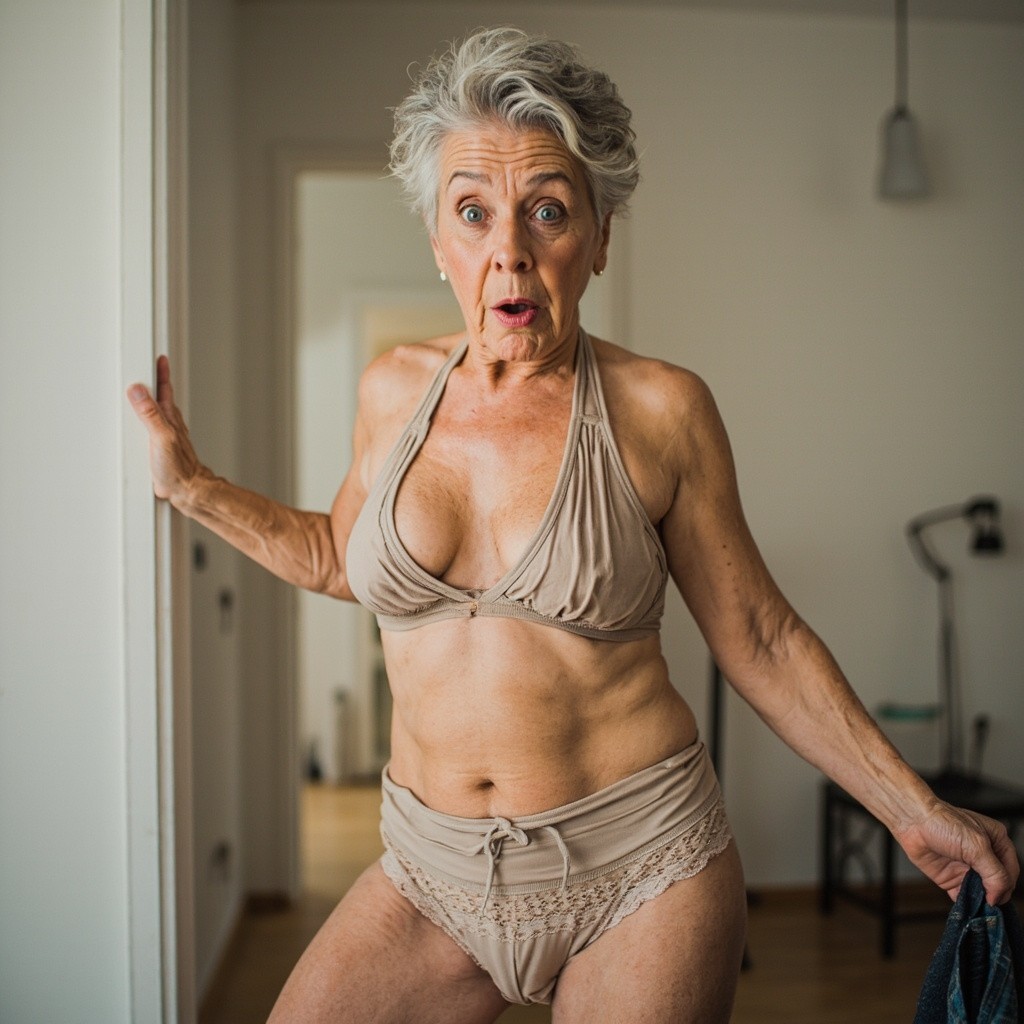 Middle-Aged Woman Spoofs Influencer Dressing Trend