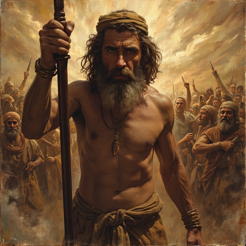 Moises and the Ten Commandments