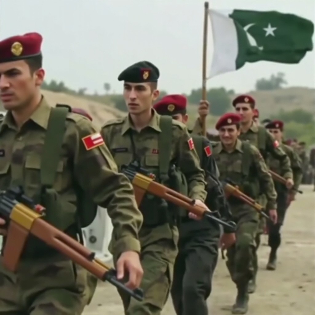 Pakistan Army Soldiers in Action
