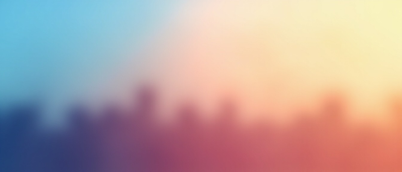 Panoramic Website Background with Gradient