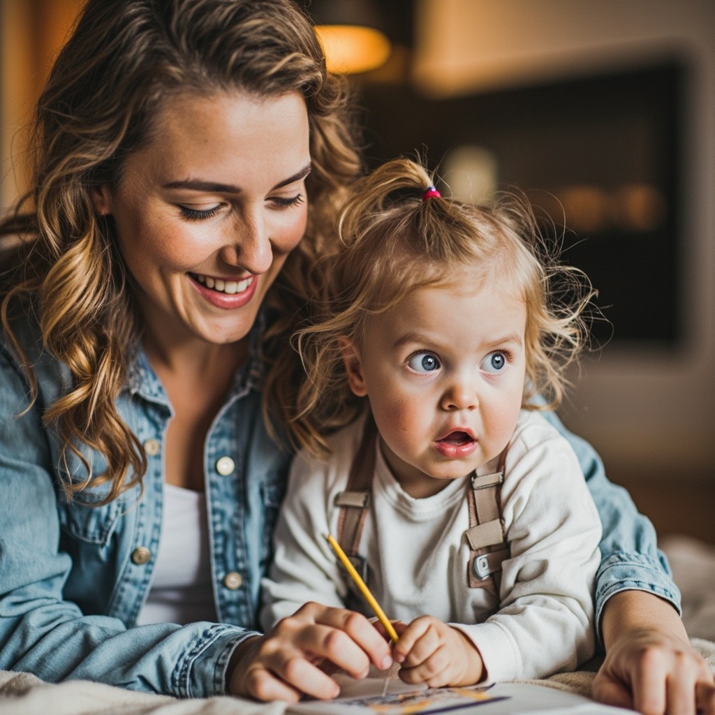 Parents Encouraging Their Child