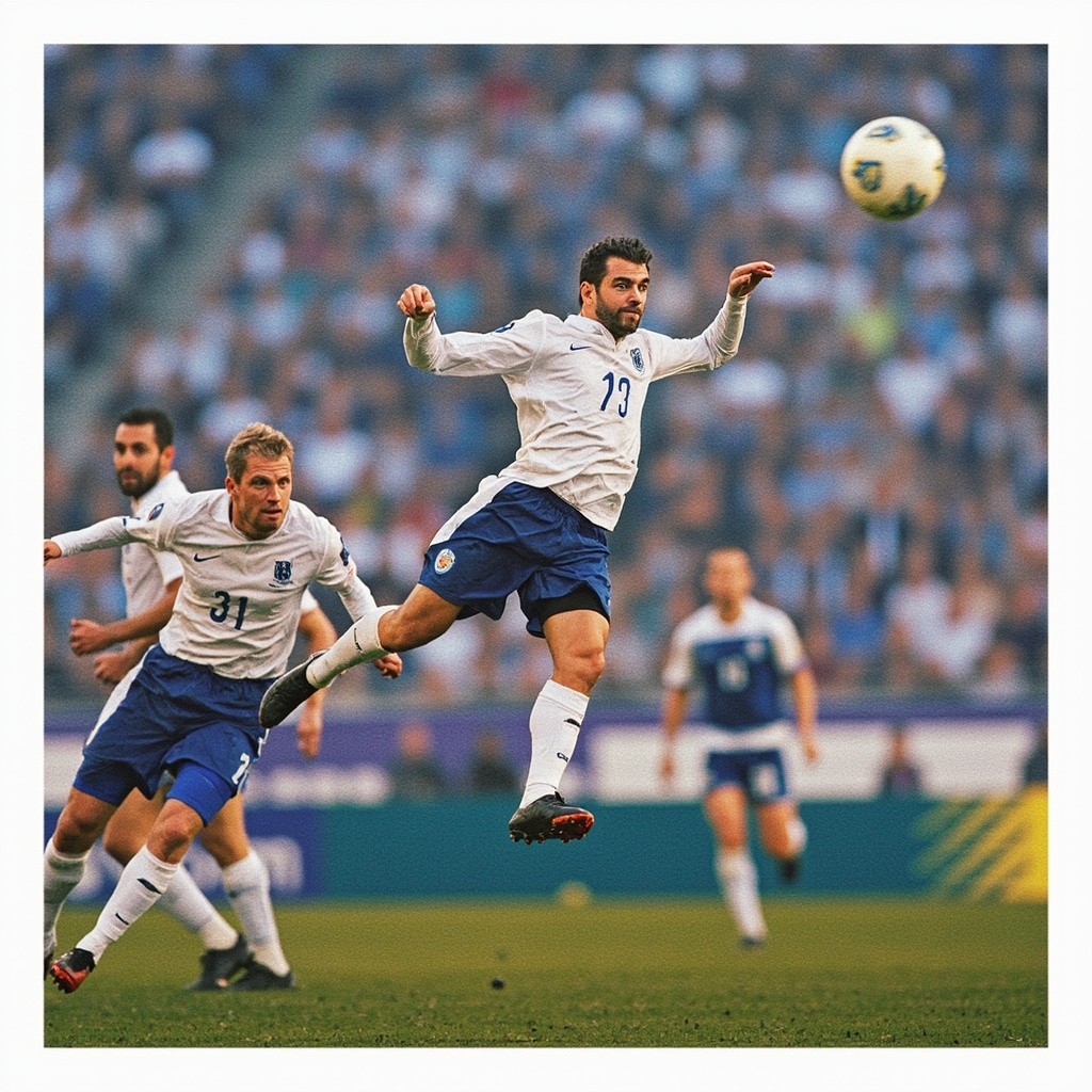 Playing Soccer in the Air and Running