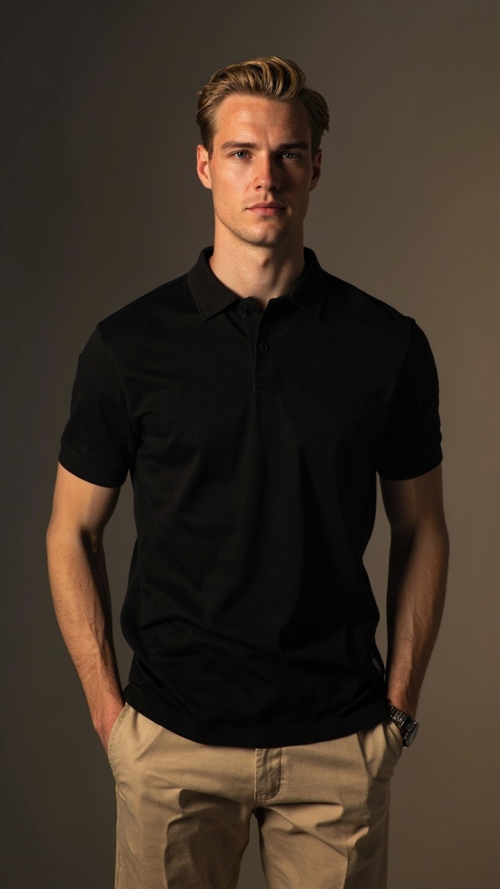 Portrait of a Young, Athletic Male Model