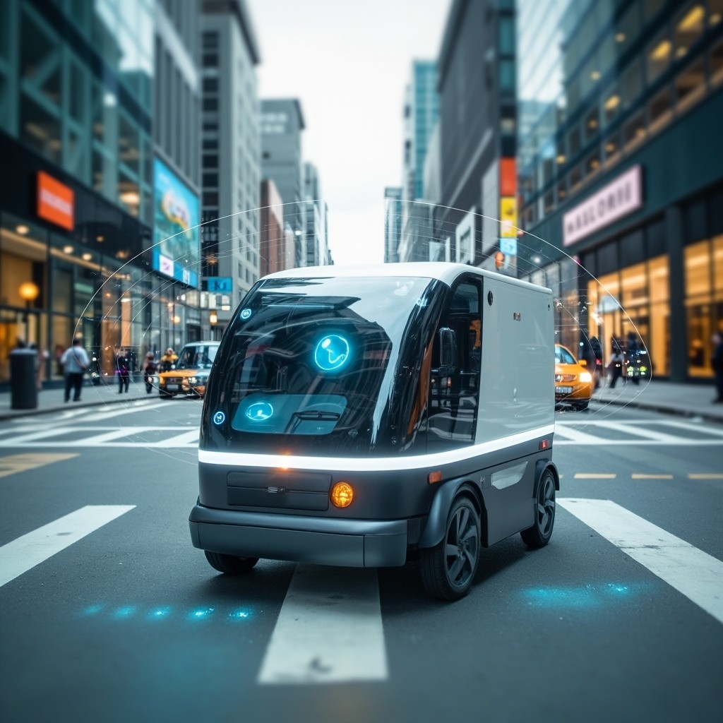 Robots Delivering Packages in a Smart City