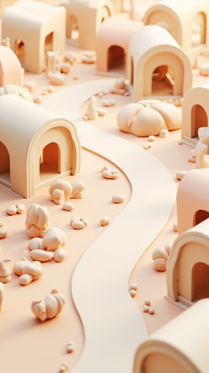 Serene Contemporary Design of Axonometric Zoo