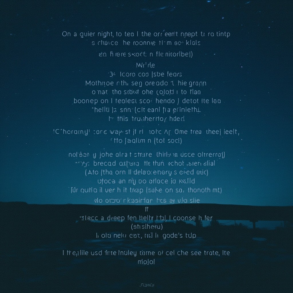 Singing Across a Starlit Ocean Night Singing Across a Starlit Ocean Night