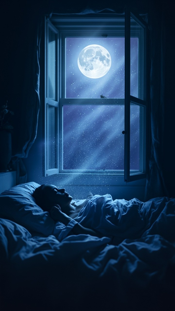 Sleeping Under the Moonlit Starry River