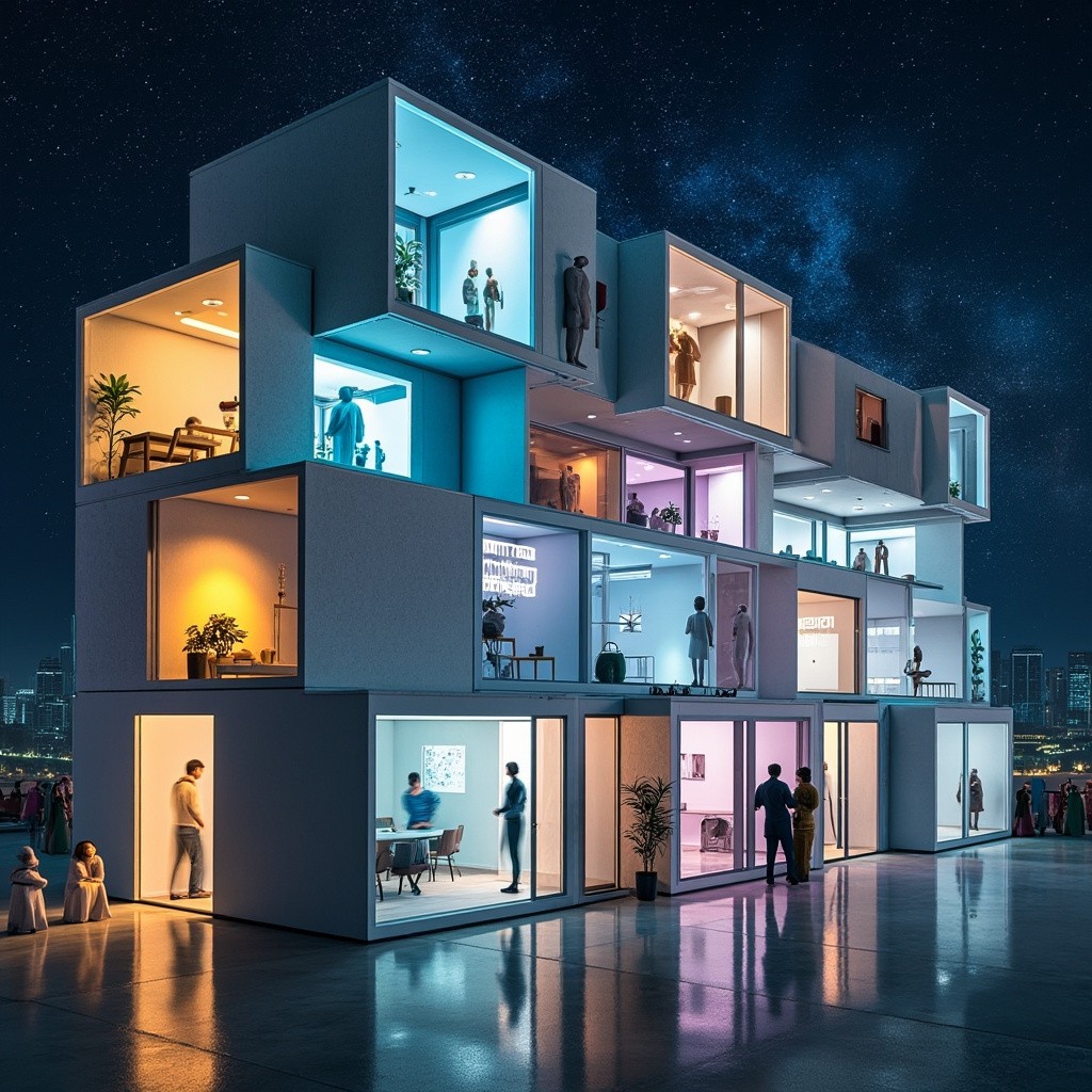 Smart Modular Home with Interactive Holographic Features