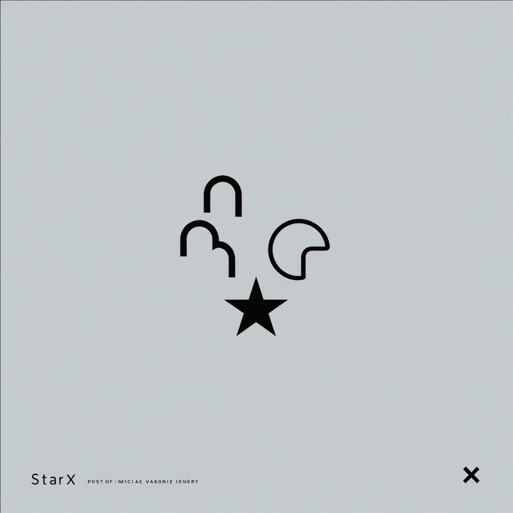 Starx's Minimalist Cosmos and Journey Logo