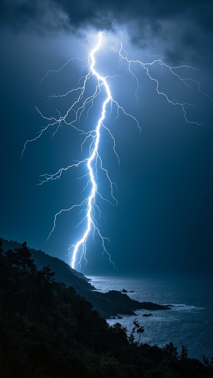 Storm Over the Forest and Sea
