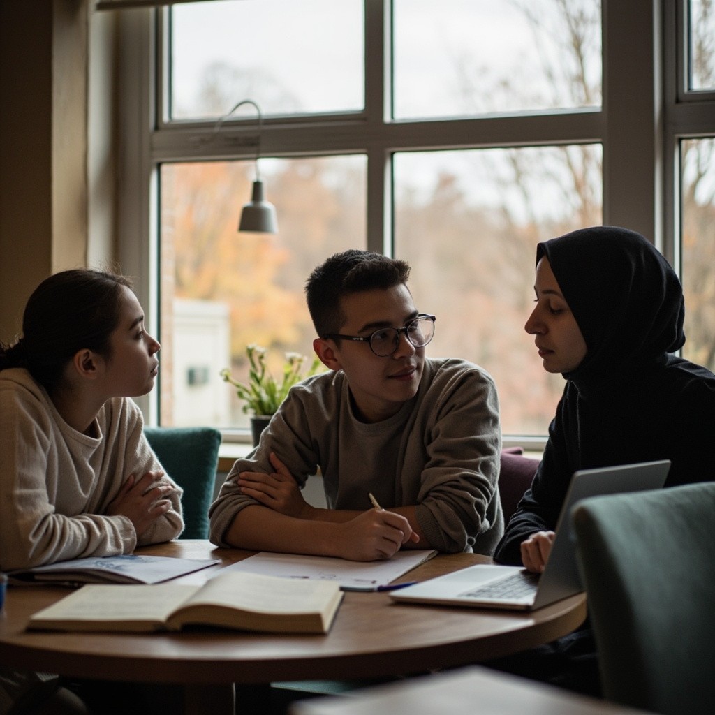 Students Studying in the Room