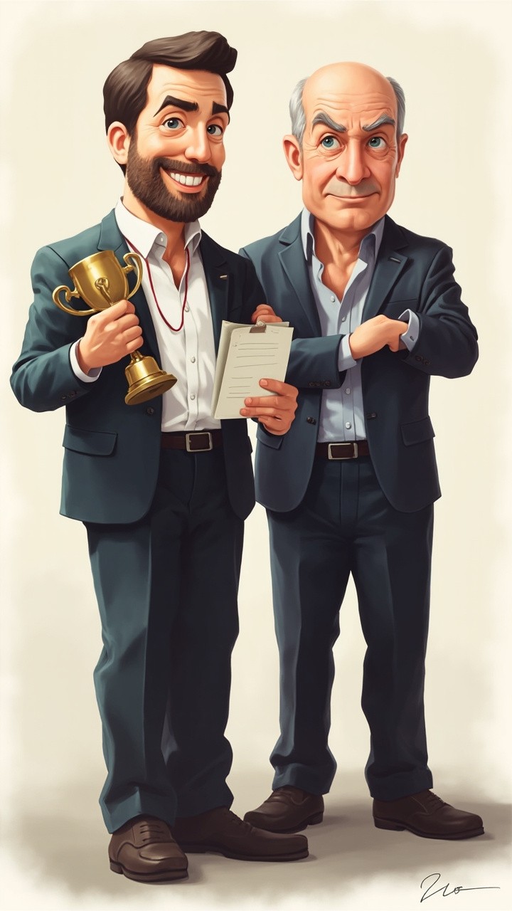 Successful Man and Envious Friend
