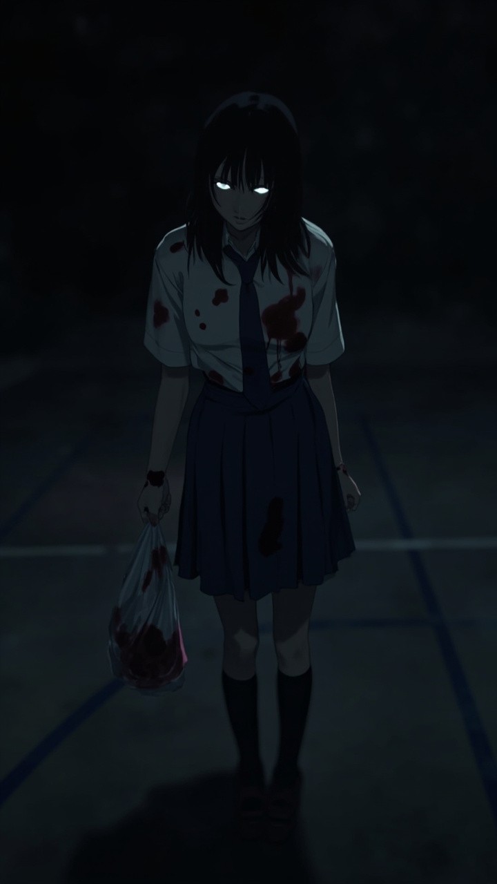 Teenage Girl's Creepy Encounter in Dark Gymnasium