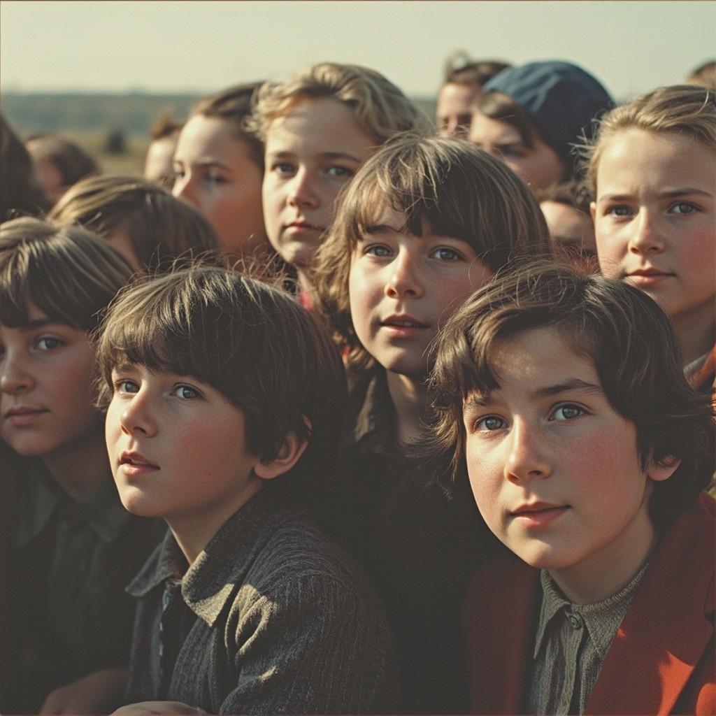 The 1960 USSR Schoolchildren Group Portrait