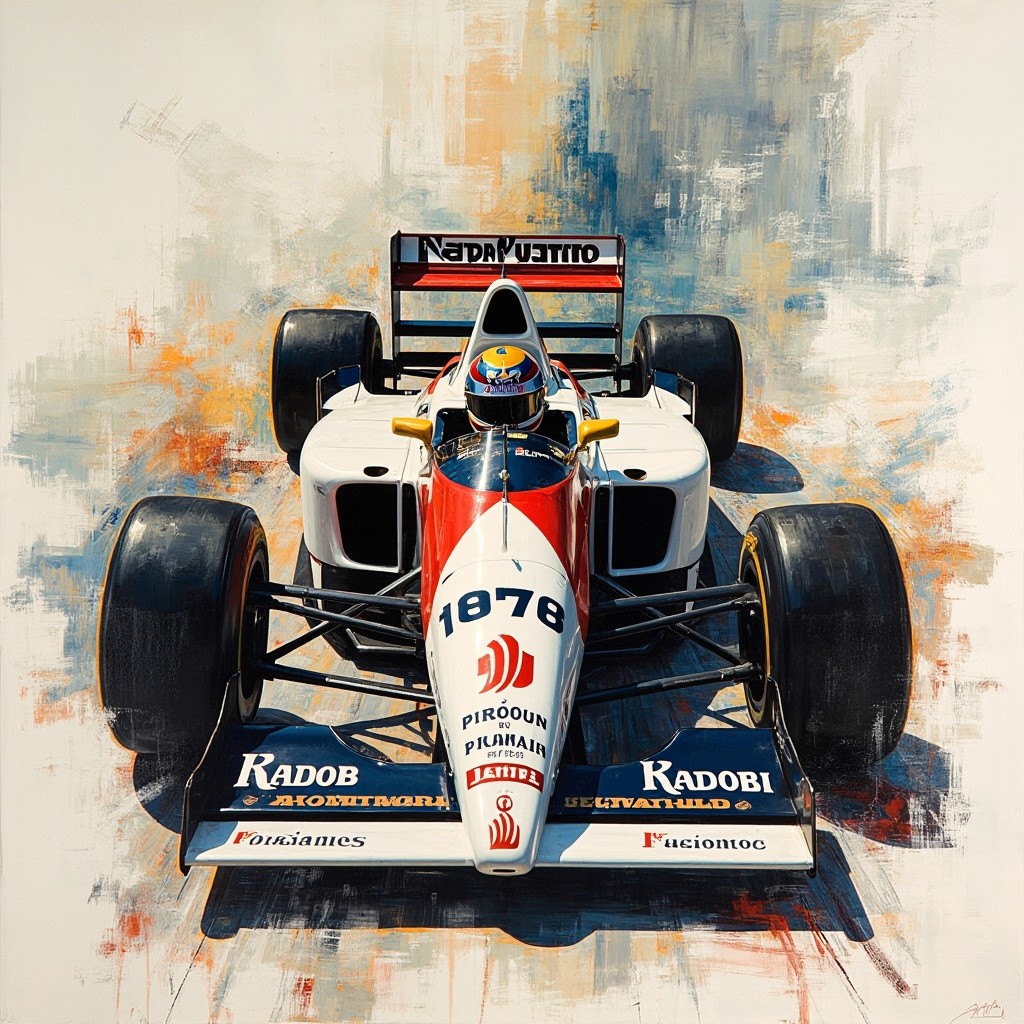 The 1992 Abstract Williams Racing F1