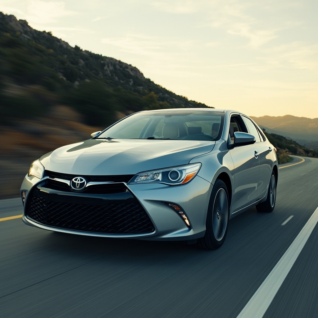 The 2015 Toyota Camry Driving on Road TikTok