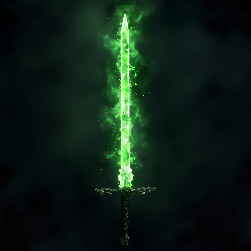 The Acidic Magical Sword