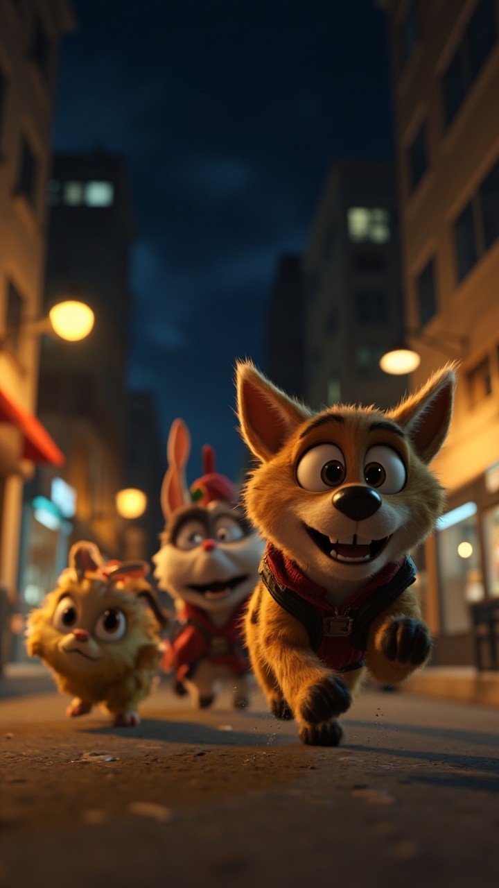 The Adventurous Night Escape of Pet Shop Animals