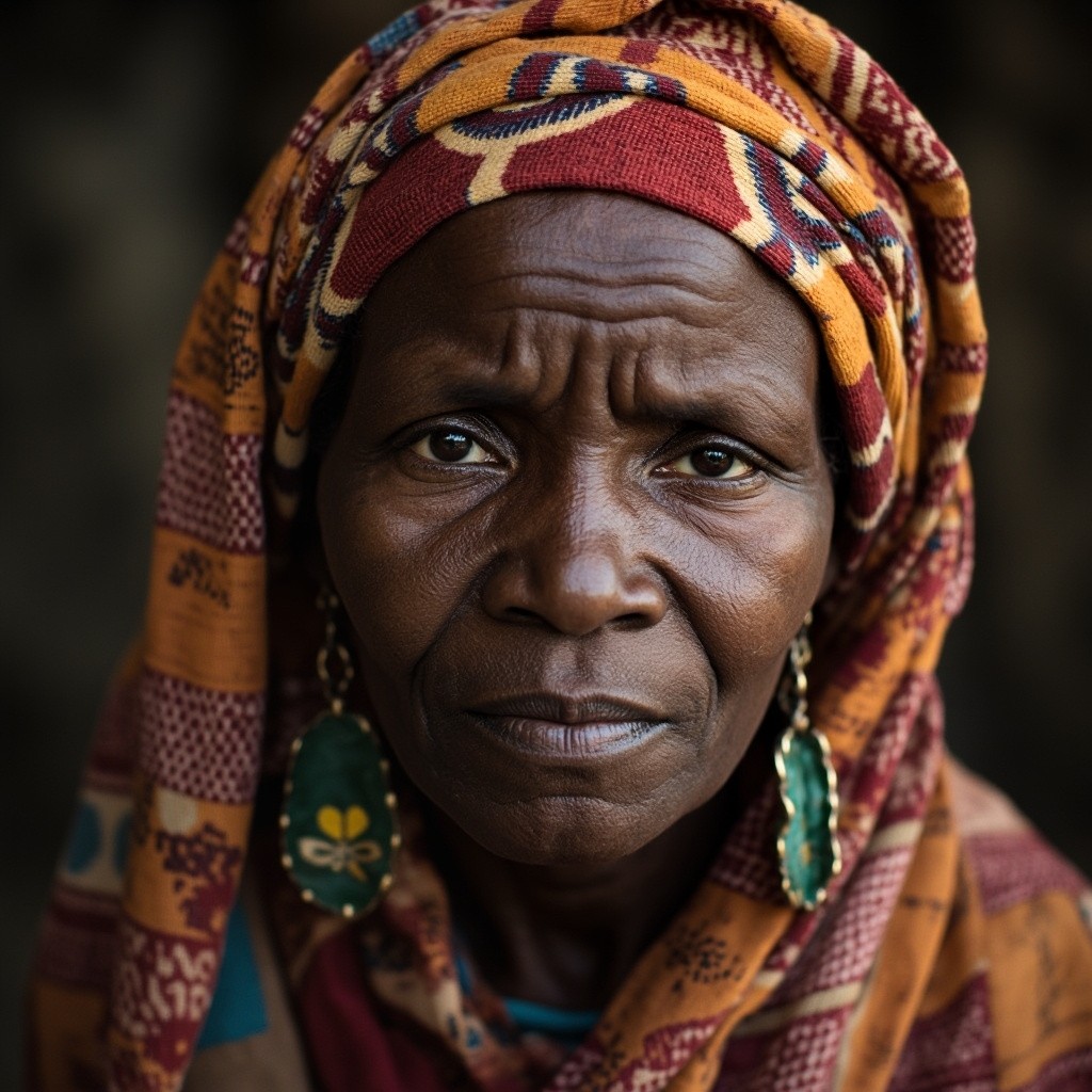 The African Mother Portrait