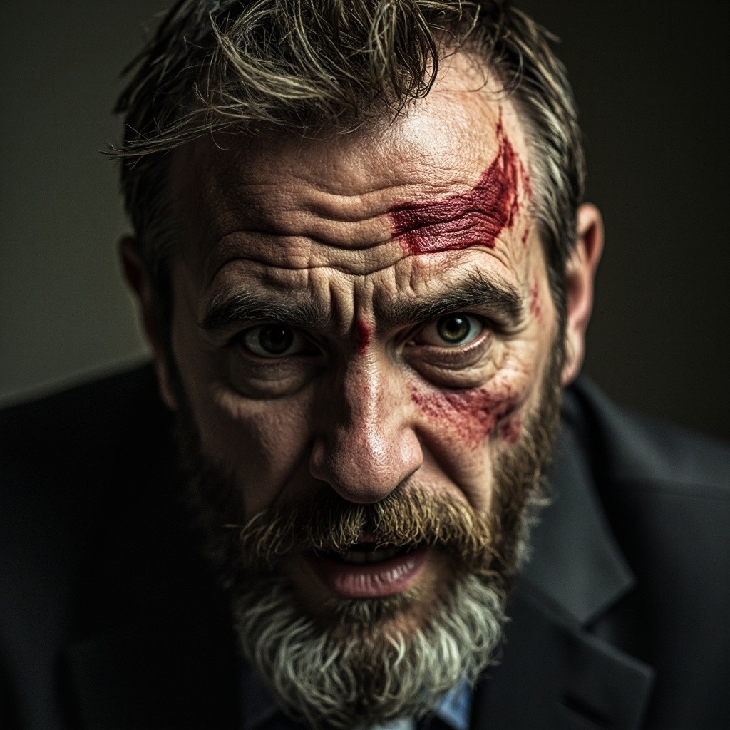 The Angry Man Portrait