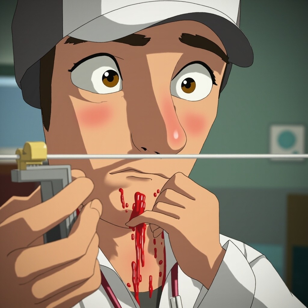 The Animated Video of a Nose Bleed Medical