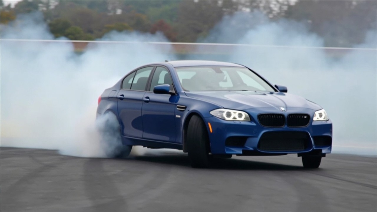 The BMW M5 Drifting Sportily