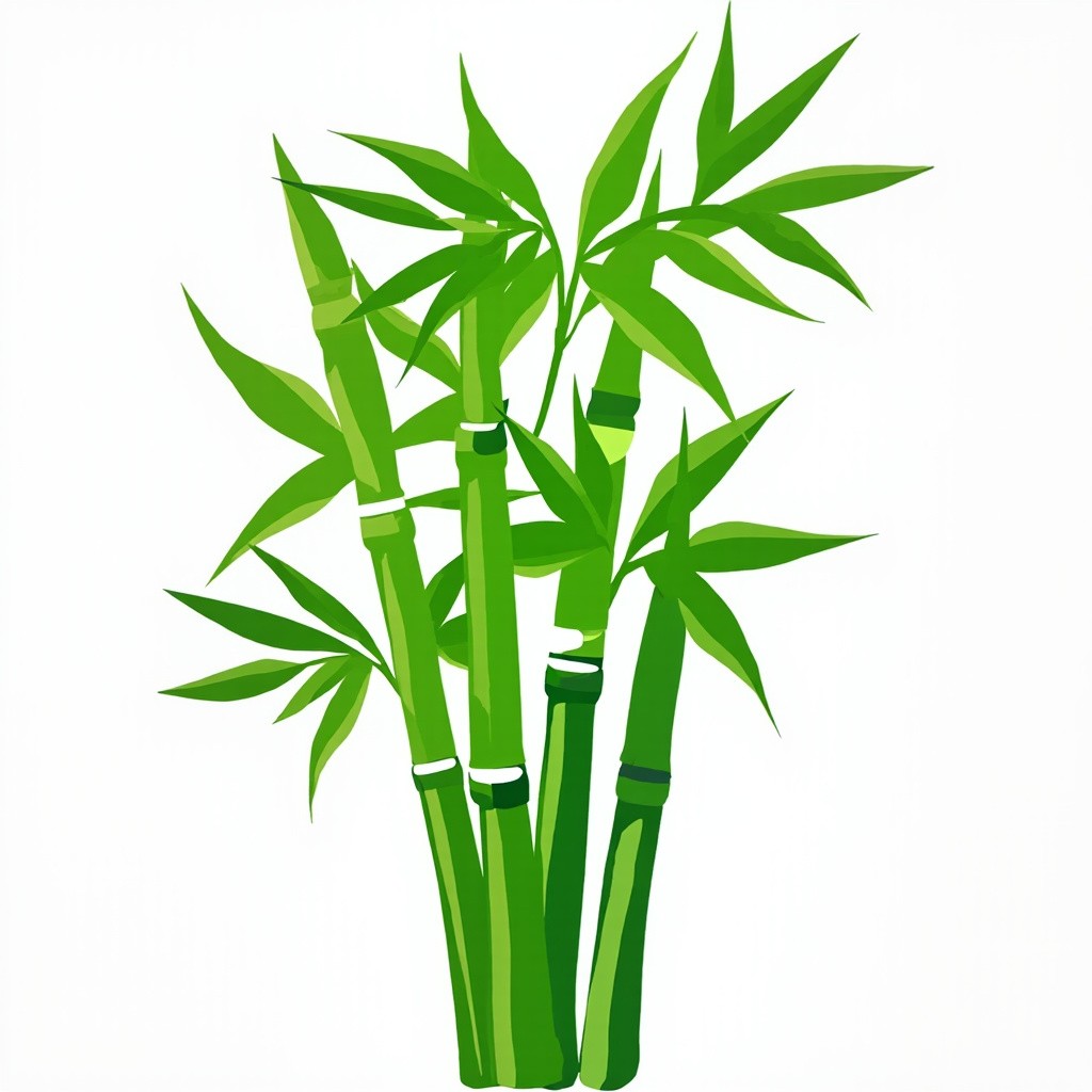 The Bamboo Plant Clipart Image