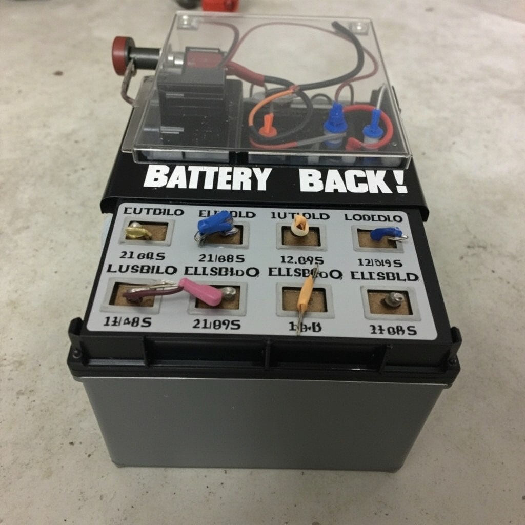 The Battery Block of an Electric Car