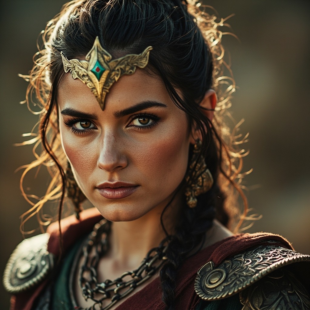 The Beautiful Female Warrior