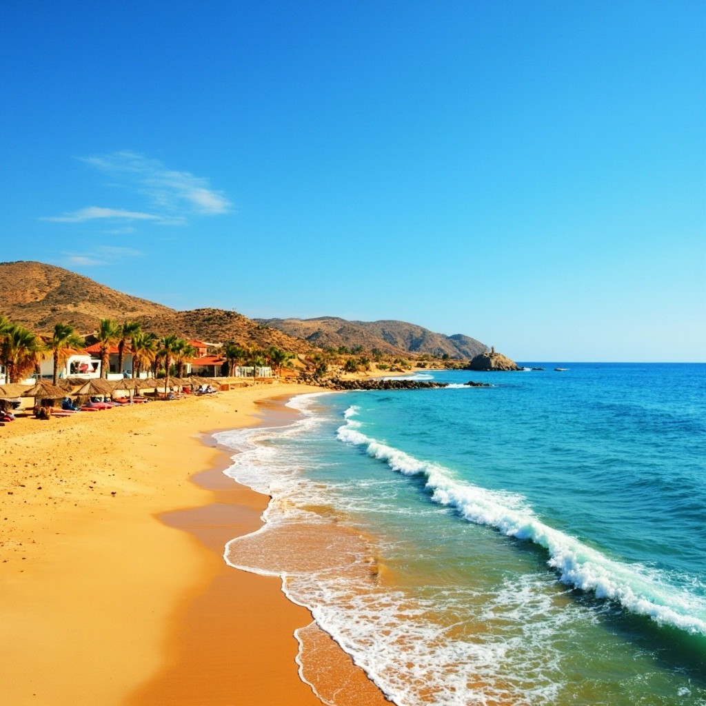 The Beautiful Golden Beach of Northern Cyprus