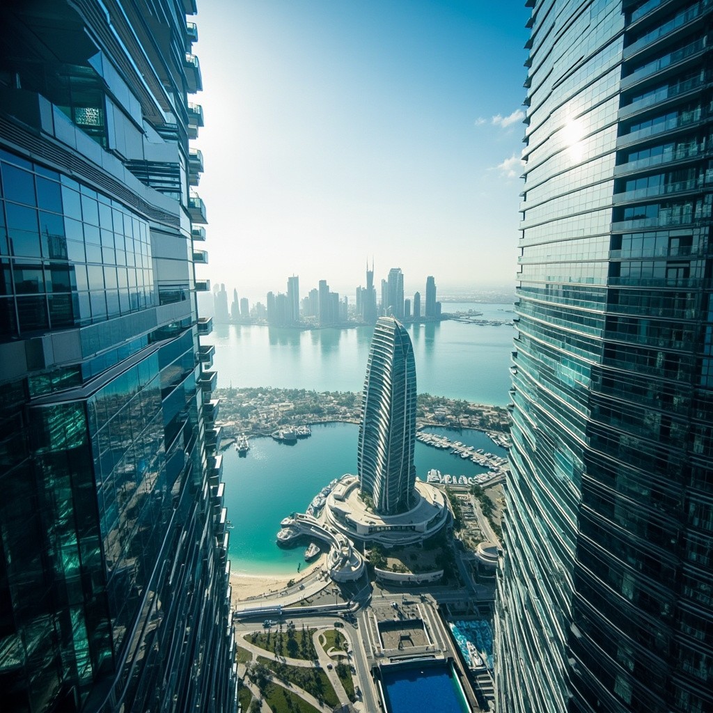 The Beautiful View of Dubai Marina