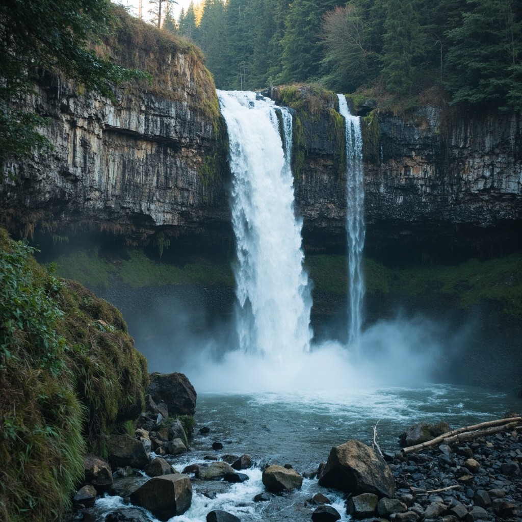 The Beautiful Waterfall
